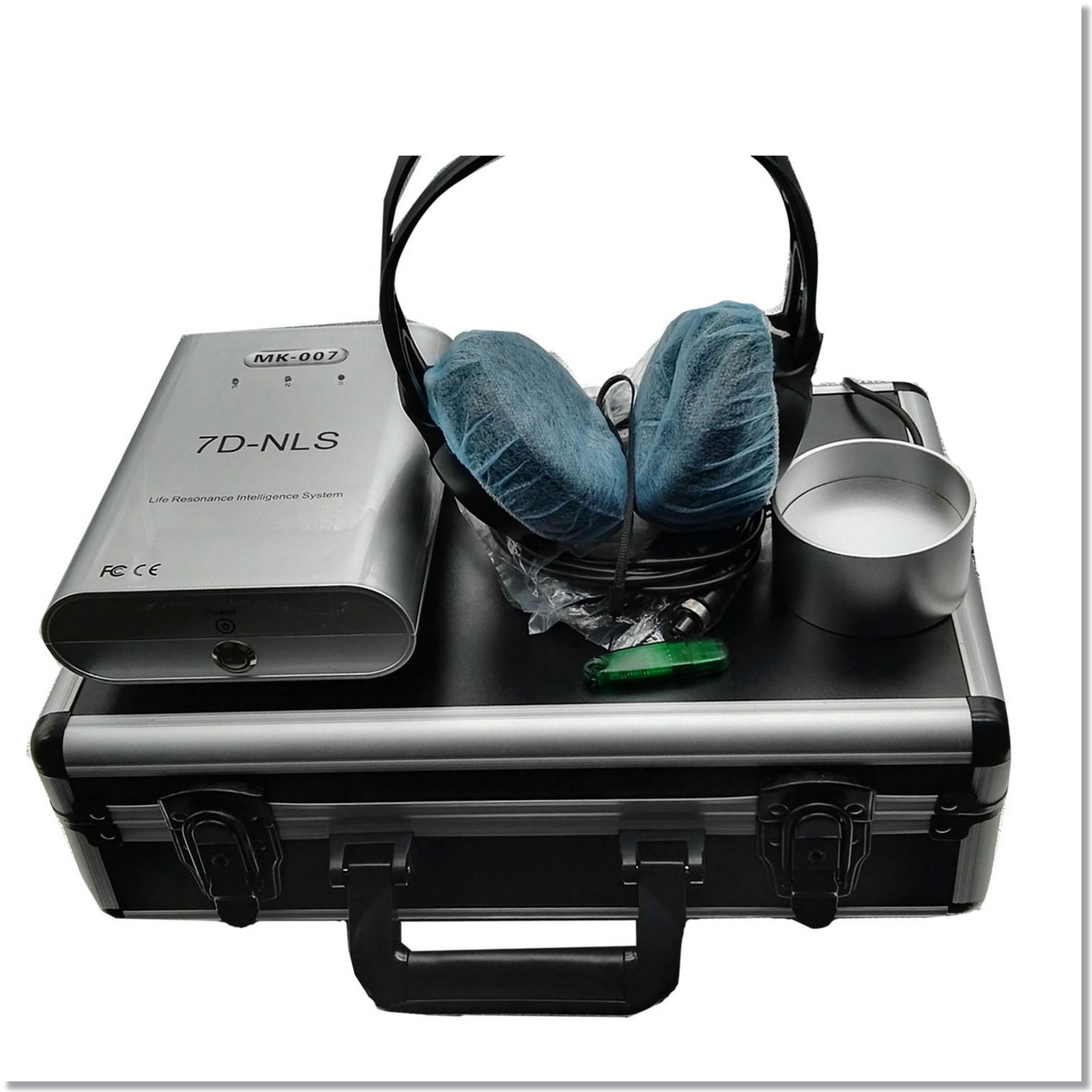 headset for 3d nls health analyzer machine